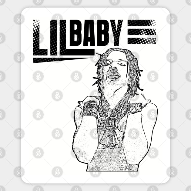 Lil Baby // Hip hop Sticker by Degiab